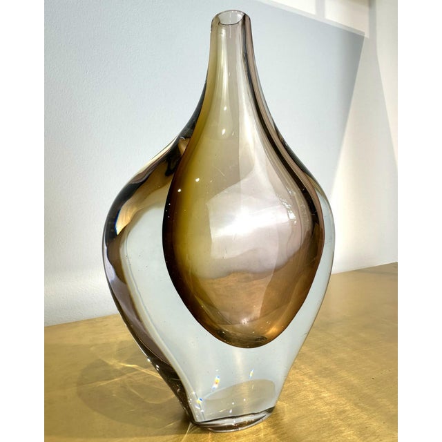 Vintage Vase by Asta Strömberg for Strömbergshyttan, 1950s For Sale - Image 4 of 4