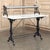 Late 19th Century 19th Century French Cast Iron Patisserie Display Table With Carrara Marble Tops For Sale - Image 5 of 18