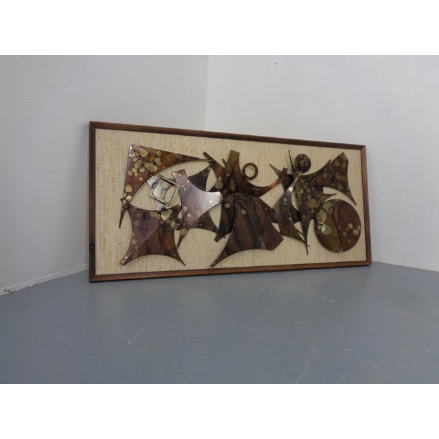 Brutalist Metal Wall Panels by Henrik Horst, Denmark, 1960s, Set of 2 For Sale - Image 10 of 18