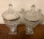 Antique 19th Century George III Anglo Irish Cut Crystal Glass Chestnut Urns - a Pair For Sale - Image 9 of 12