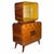 Wooden sideboard with an attached vitrine, also known as a "television", was designed in the 1940s by Jindřich Halabala...