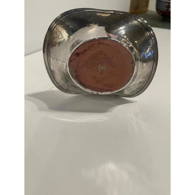 Early 20th Century Sterling Silver Basket with Handled, Early 20th Century For Sale - Image 5 of 8