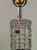 1980s Vintage Portuguese Crystal Column Table Lamp - Faceted Stacked Block For Sale - Image 5 of 11