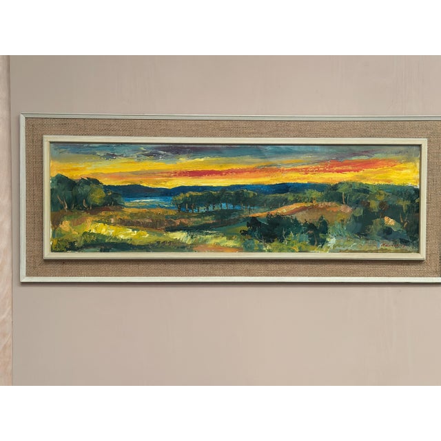 Kurt Lundberg, Landscape (Sörmlands Nalar Räven), 1950s, Oil on Canvas, Framed For Sale - Image 13 of 18