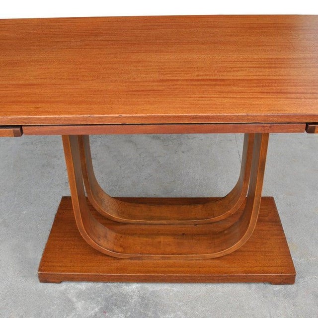 1930s Art Deco Gilbert Rohde Heywood Wakefield Extension Dining Table For Sale In Houston - Image 6 of 9