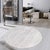 Traditional Serapi Silver Area Rug-Round 7' 11" For Sale - Image 3 of 3