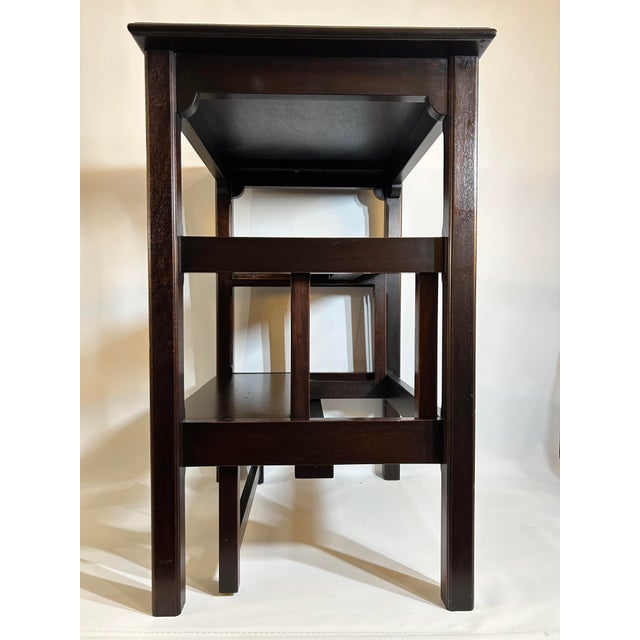 2010s Rose Tarlow Chippendale Table With Pull-Out Library Steps - 1 Piece For Sale - Image 12 of 16