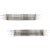 Sconces Glass Rods and Chrome by Vistosi Murano, Italy, 1990s - a Pair For Sale - Image 12 of 12