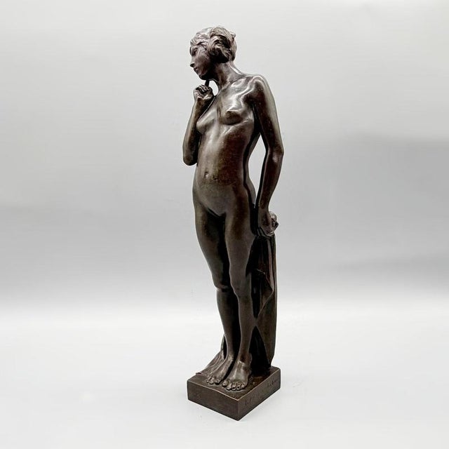 Katherine Murray Jardine, Pensive Woman, Nude, 1925, Bronze For Sale - Image 9 of 9