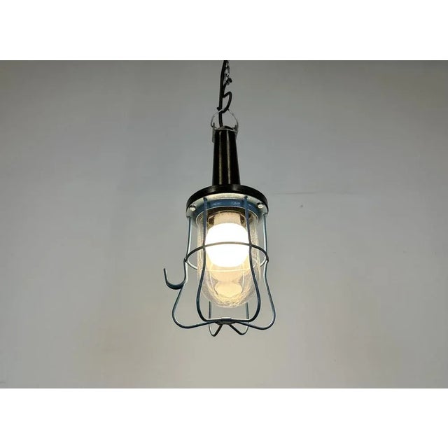 Vintage Industrial Bakelite Hanging Work Light, 1960s For Sale - Image 11 of 12