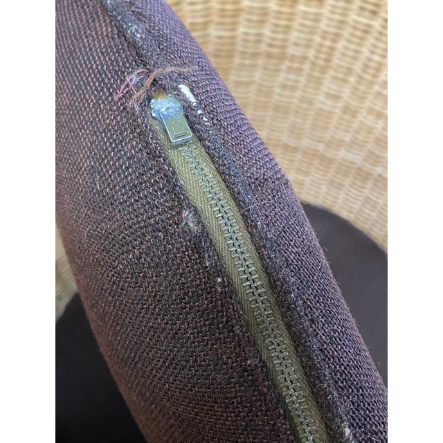 Woven Wicker Tulip Chairs in the Manner of Eero Aarnio, Hong Kong For Sale - Image 16 of 16