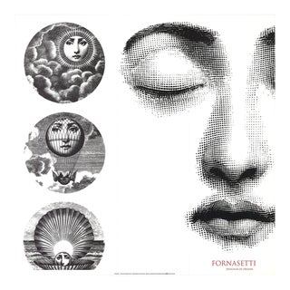 Piero Fornasetti 'Theme and Variations' Contemporary Offset Lithograph For Sale