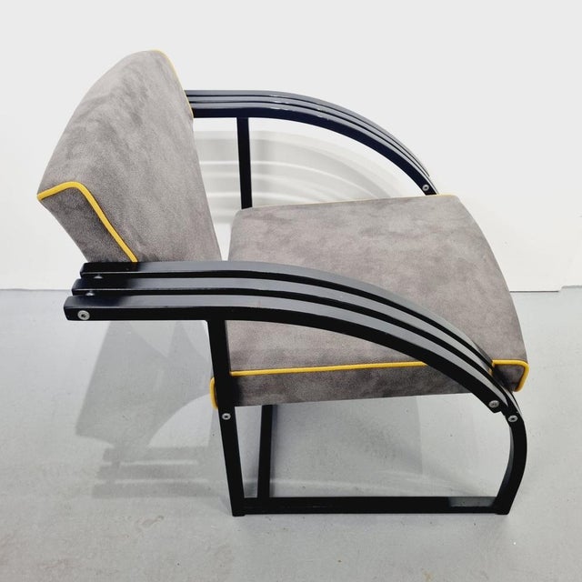 Mid-Century Modern Postmodern Bentwood Lounge Suite, 1980s, Set of 3 For Sale - Image 3 of 18
