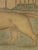French Artist, Study of a Lion in a Palm Jungle, 1870, Colored Pencil on Paper For Sale - Image 14 of 17