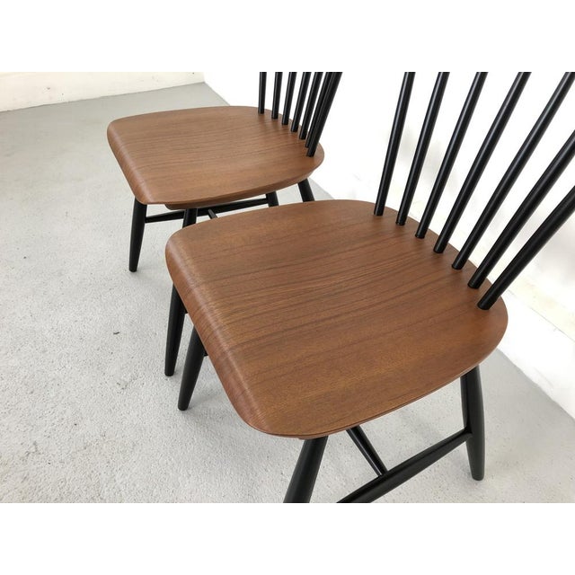 Set of Swedish Chairs Teak by S. E. Fryklund for Hagafors, 1960s For Sale - Image 11 of 16