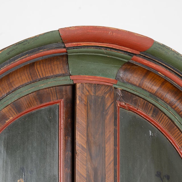 Early 19th Century Original Painted Swedish Cabinet Cupboard For Sale - Image 4 of 13