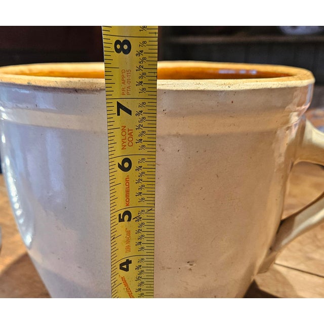 French "Confit" Crock With Handle For Sale - Image 12 of 12