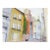 Late 20th Century Continental Cityscape With Black Cat Watercolor Painting For Sale