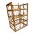 Vintage Bent Rattan Bamboo 12-Bottle Wine Rack - Coastal Boho For Sale
