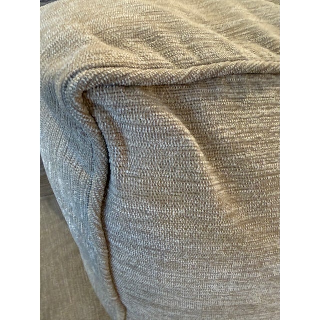Bench Crafted Bespoke Twill Sofa, Heathered Taupe For Sale - Image 11 of 12