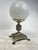 Antique Glass and Metal Sphere Lamp, 1950s For Sale - Image 9 of 9