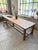 Vintag Farmhouse Table in Pine, 1960s For Sale - Image 9 of 18