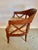 Beige Pearson Wood Open Back Armchair For Sale - Image 8 of 9