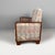 Art Deco Italian Sofa in Fabric with Geometric Pattern and Wood, 1930s For Sale - Image 4 of 16