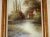 Vintage House on the Lake Landscape Oil Painting Unsigned For Sale In New York - Image 6 of 6