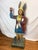 Blue Vintage Hand-Carved Wood Cigar Store Figure – Americana Folk Art For Sale - Image 8 of 13