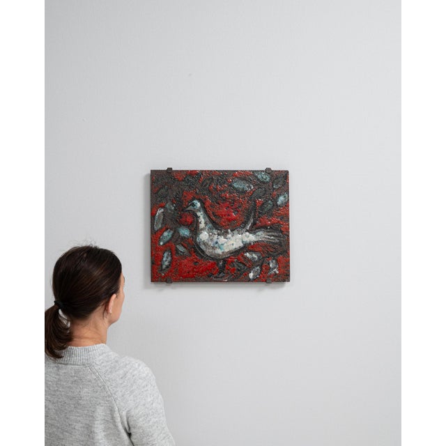 20th Century Belgian Concrete Wall Art Of Bird For Sale - Image 17 of 18