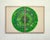 Contemporary Bernhard Lang, Green Circle Diptych I, Paintings on Canvas, Framed For Sale - Image 3 of 13