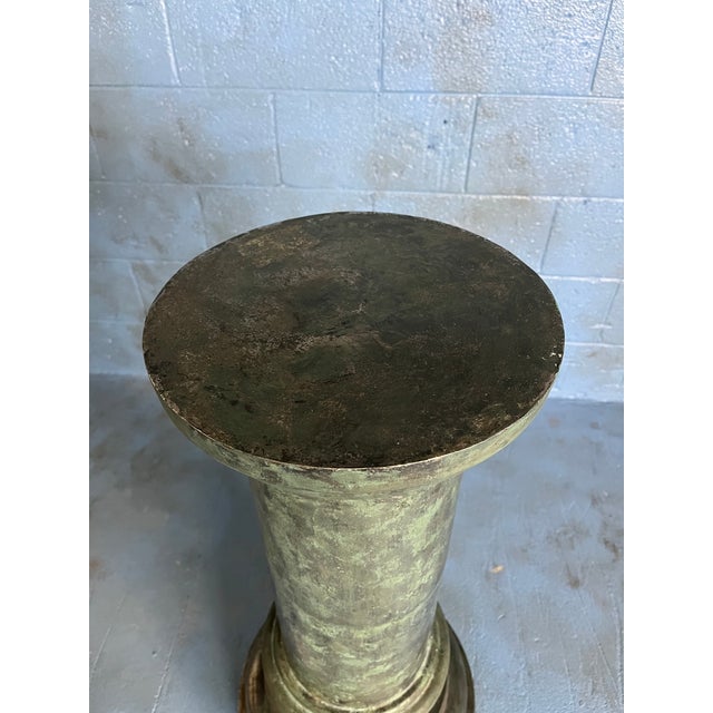 French French Metal Pedestal Circa 1940 For Sale - Image 3 of 4