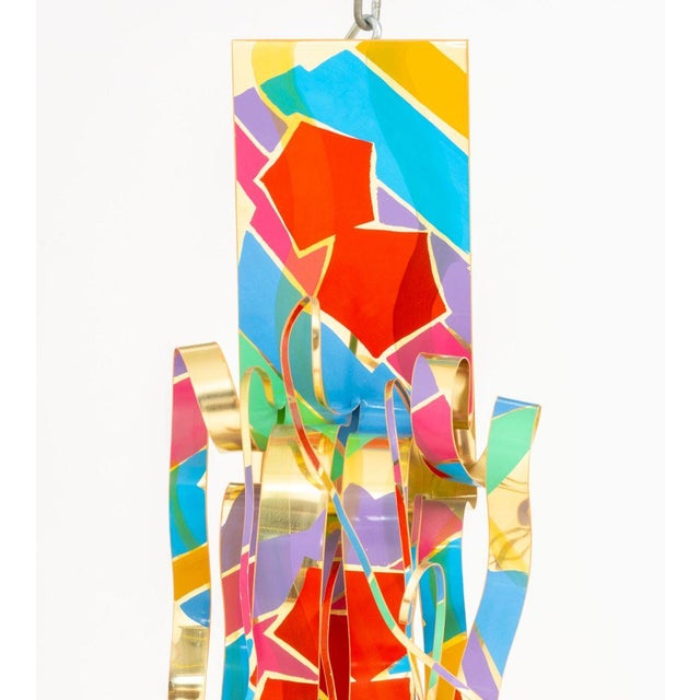 Dorothy Muriel Gillespie (American, 1920-2012) "Royal Color and Shadow A and B" Sculpture, 2000, polychrome enamel on...
