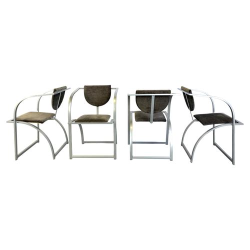 Vintage Sinus Dining Chairs from KFF, 1990s, Set of 4 For Sale - Image 9 of 9