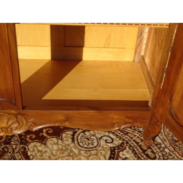 Louis XV Walnut Wardrobe, 1970s For Sale - Image 16 of 18