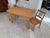 Farmhouse Table and Chairs Set in Spruce Wood, Set of 3 For Sale - Image 11 of 13