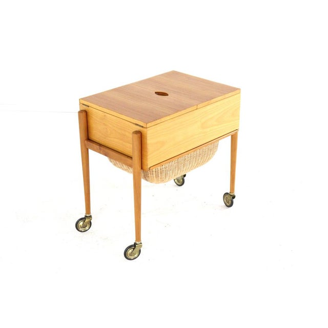 Vintage Lotus Sewing Box, 1960s For Sale - Image 6 of 13