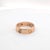 Early 21st Century Cartier "Love" Ring With Three Diamonds in 18k Rose Gold - Size 7.5 For Sale - Image 5 of 8