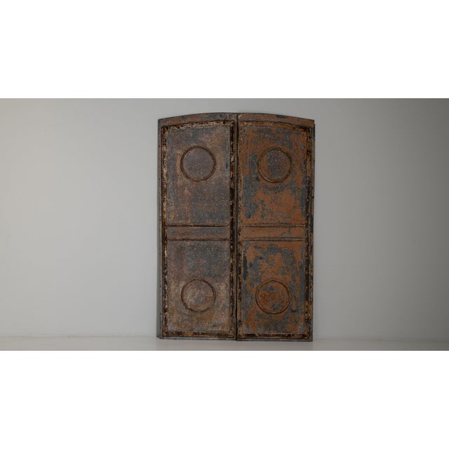 1900 - 1909 France Chocolate Iron Door For Sale - Image 10 of 15