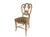 19th Century Sculptural Backrest Walnut and Velvet Sec Dining Chairs, Set of 4 For Sale - Image 4 of 13