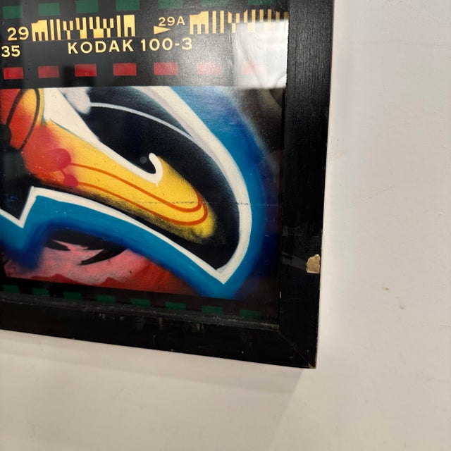 Black Ruth Litoff “Tagging Up” Graffiti Collage 1996 For Sale - Image 8 of 12