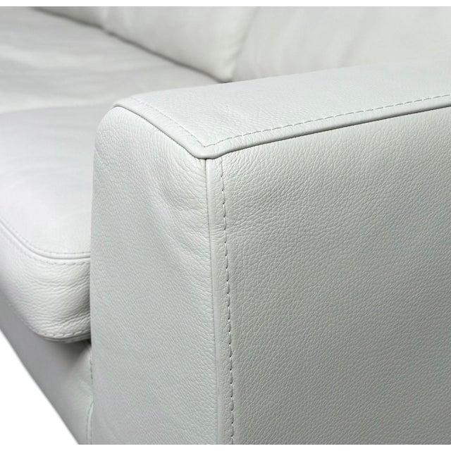 Roche Bobois Leather Sofa and Club Chairs Set. France 1990’s For Sale - Image 12 of 12