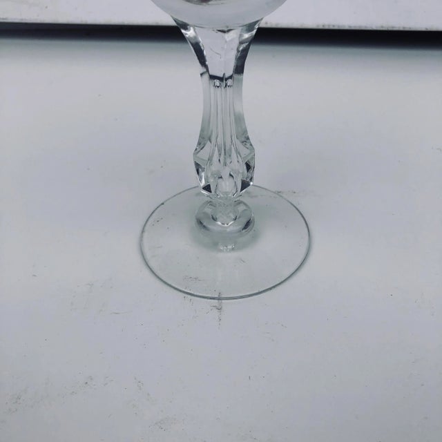 Vintage ,Tiffin-Franciscan "Palais Versailles" Crystal Clear & Gold Cocktail Glass, in excellent condition. 2.60"D X 6.30"H