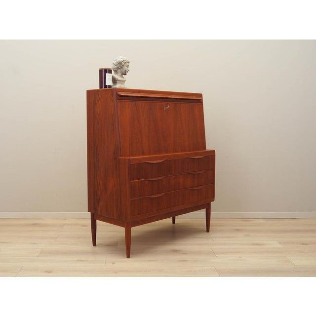 Vintage Danish Teak Secretaire by Erling Torvits for Klim Møbelfabrik, 1960s For Sale - Image 6 of 15