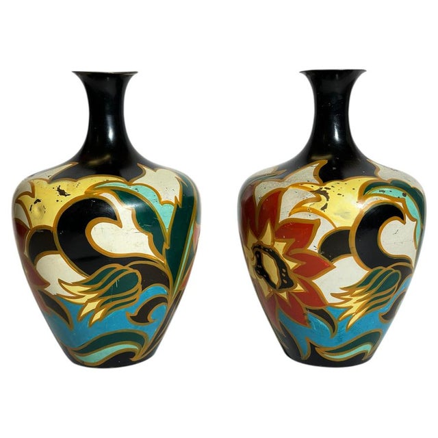 Art Deco Vases by Metawa, 1930s, Set of 2 For Sale - Image 10 of 10
