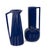 Ceramic Bella Sapphire Blue Short Ceramic Pitcher For Sale - Image 7 of 11