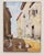 Original french double-sided oil painting on panel, dated 1930, presented in a rustic period wooden frame. the main side...