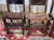 Brown Antique English Chairs in Oak and Leather, 1800s, Set of 6 For Sale - Image 8 of 18