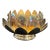 Mid-Century Reed & Barton Silver-Plated 2 Piece Lotus Flower Centerpiece Bowl Candle Holder Vintage For Sale